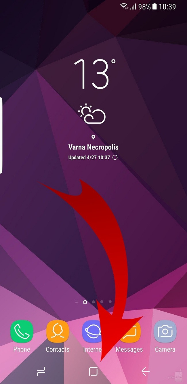 Cách bật chế độ một tay ở Samsung Galaxy S8/S8 Plus ảnh 2