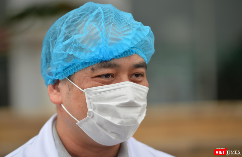 BS. CKII. Nguyễn Trung Cấp – Phó Giám đốc Bệnh viện Bệnh Nhiệt đới Trung ương (Ảnh - Hoàng Anh) 