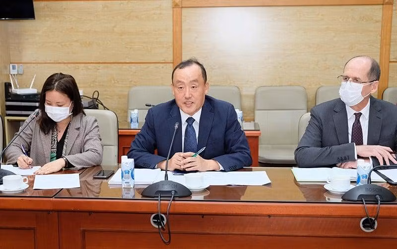 TS. Kidong Park - Trưởng đại diện WHO tại Việt Nam (Ảnh - Trần Minh)