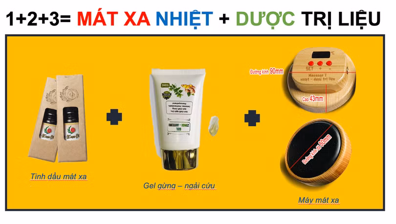 Mát xa nhiệt - dược trị liệu (Ảnh - Viện KHVL)