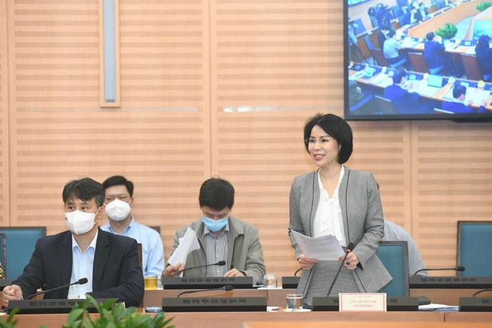 Bà Trần Thị Nhị Hà - Giám đốc Sở Y tế Hà Nội (Ảnh - Trọng Toàn)