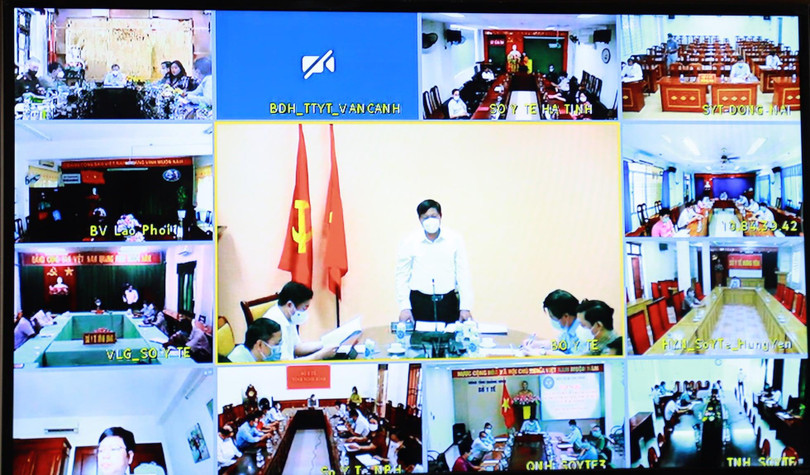Các địa phương họp trực tuyến với Bộ Y tế (Ảnh - Nguyễn Nhiên) Các địa phương họp trực tuyến với Bộ Y tế (Ảnh - Nguyễn Nhiên)