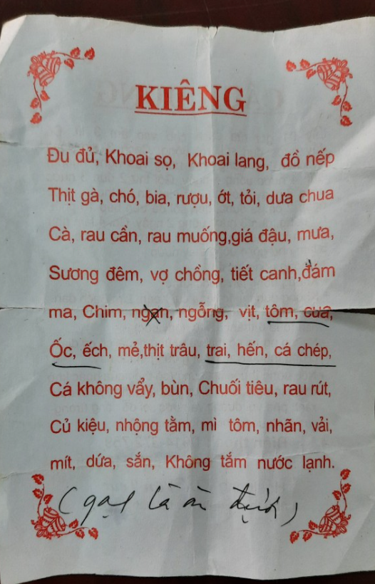 Hướng dẫn sử dụng thuốc nam gia truyền trị bệnh gan mà bà H. đã uống (Ảnh - BNCC)