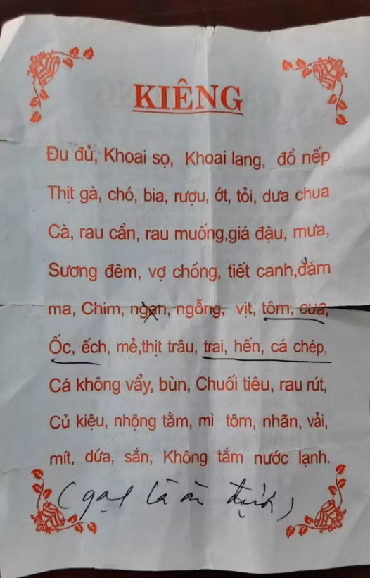 Hướng dẫn sử dụng thuốc nam gia truyền trị bệnh gan mà bà H. đã uống (Ảnh - BNCC)