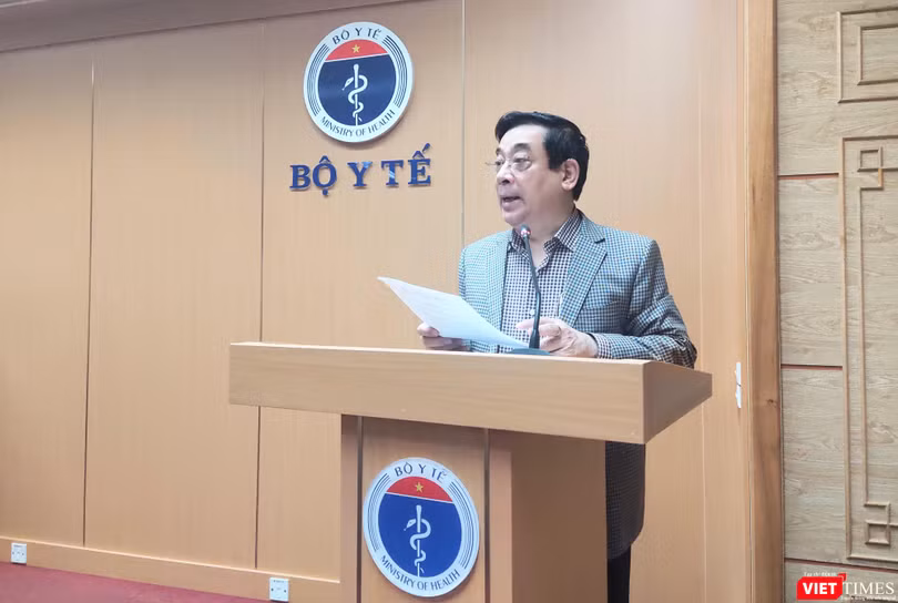PGS. TS. Lương Ngọc Khuê – Cục trưởng Cục Quản lý Khám, chữa bệnh (Bộ Y tế) (Ảnh - Minh Thuý) 