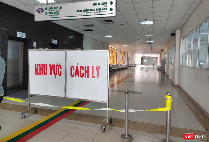 Khu vực cách ly tại Bệnh viện Bệnh Nhiệt đới Trung ương cơ sở 2, Đông Anh, Hà Nội. Ảnh: Minh Thúy 