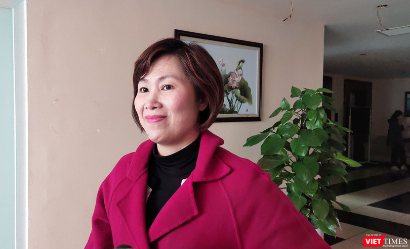 TS. Trần Thị Ngọc Dung – Trưởng phòng Công nghệ Thân môi trường, Viện Công nghệ môi trường, Viện Hàn lâm khoa học và Công nghệ Việt Nam. Ảnh: Minh Thúy 