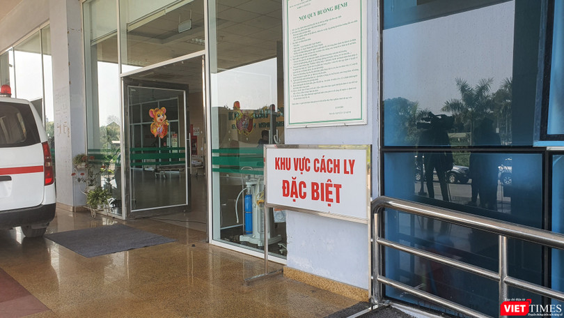 Khu vực cách ly đặc biệt tại Bệnh viện Bệnh Nhiệt đới Trung ương cơ sở 2. Ảnh: Minh Thúy 