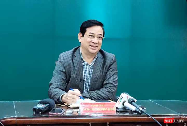  PGS. TS. Lương Ngọc Khuê – Cục trưởng Cục Quản lý Khám, chữa bệnh. Ảnh: Minh Thúy 