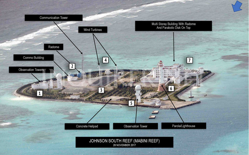 Ảnh trên Đá Gạc Ma.