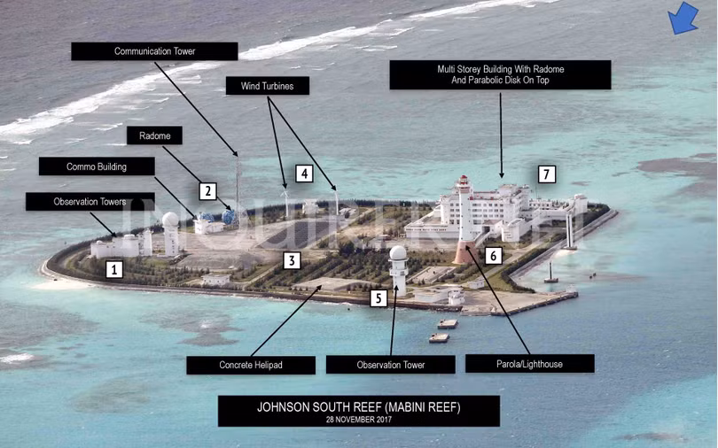 Ảnh trên Đá Gạc Ma.