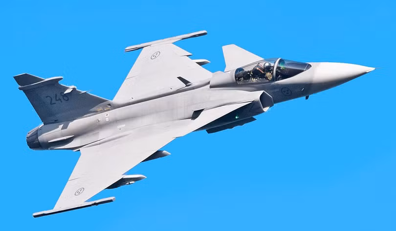 Máy bay JAS- 39 Gripen của Thụy Điển.