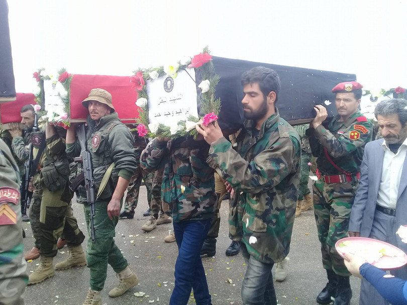 10 lính tinh nhuệ của quân đội chính phủ Syria tử thương trong vụ không kích của Mỹ tại Deir Ezzor.