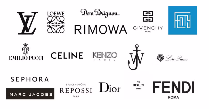 Một số thương hiệu nổi tiếng thuộc tập đoàn LVMH (Ảnh: Harper Bazaar)