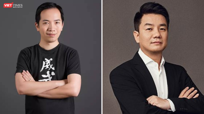 Hai nhà đồng sáng lập Hong Feng (trái) và Wang Chuan Hai nhà đồng sáng lập Hong Feng (trái) và Wang Chuan