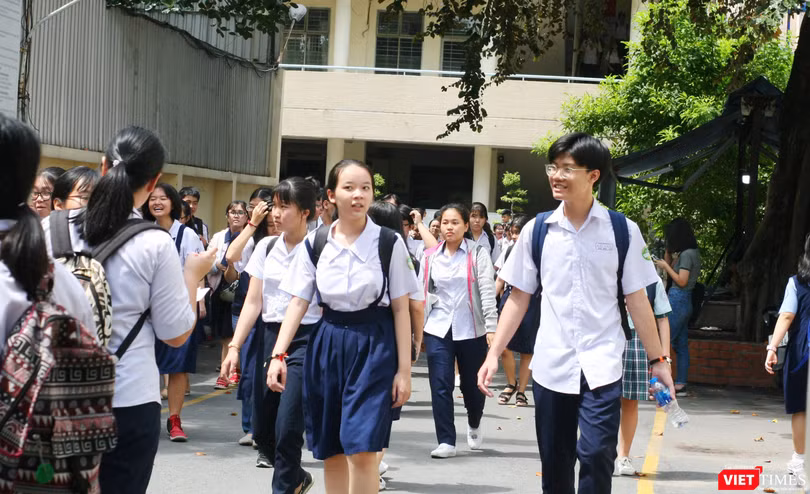 Các thí sinh sắp bước vào kỳ thi tuyển sinh lớp 10