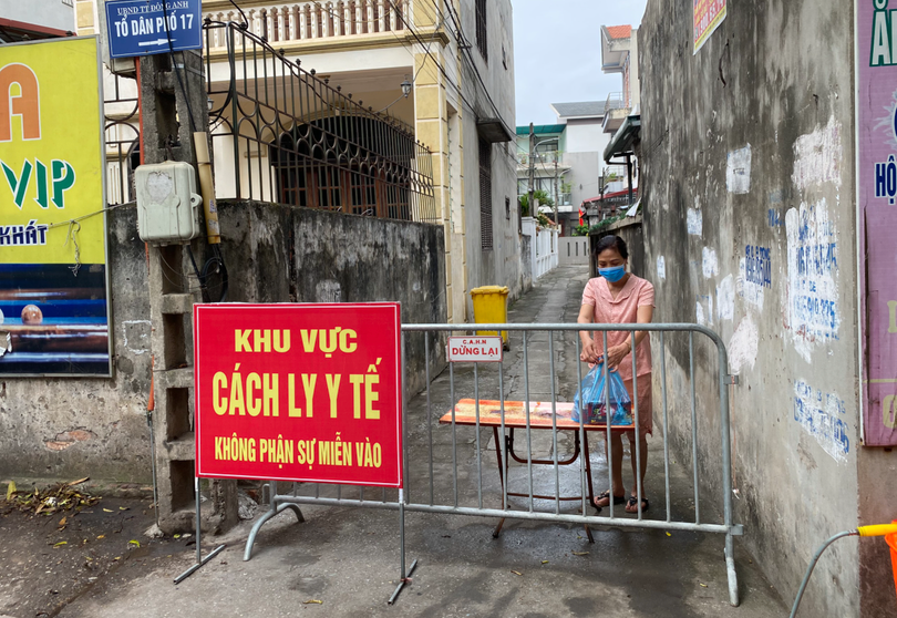 Khu vực cách ly y tế (Ảnh - HN) Khu vực cách ly y tế (Ảnh - HN)