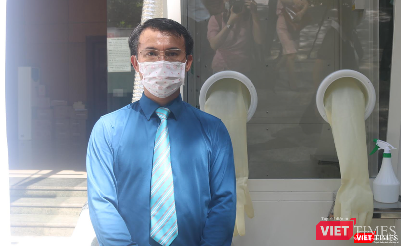 Ông Lê Anh Đức – Giám đốc Công ty Cổ phần Đồng Tâm Tech Việt Nam (Ảnh - Minh Thuý)