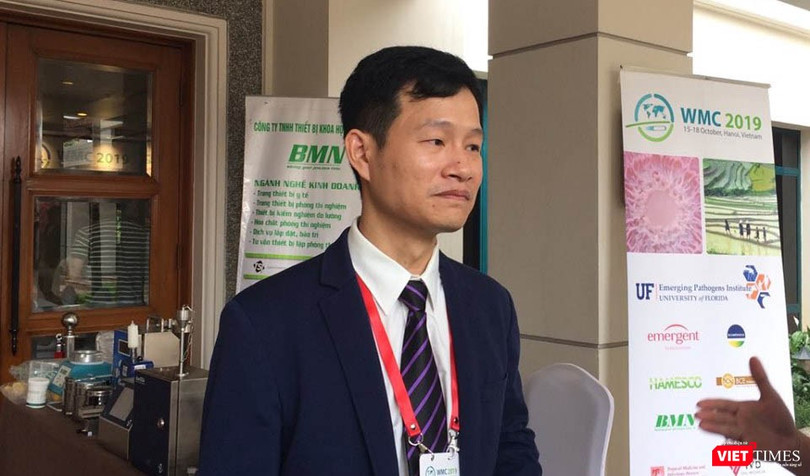 TS. Trịnh Thành Trung – Trưởng phòng Nghiên cứu khoa học, Viện Vi Sinh vật và Công nghệ sinh học, Đại học Quốc gia Hà Nội. Ảnh: Minh Thúy