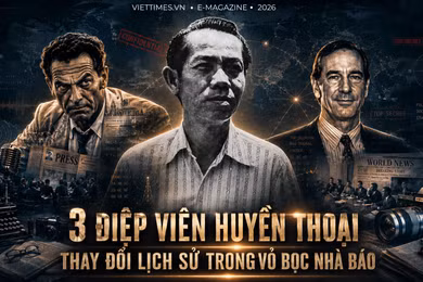 Ba điệp viên huyền thoại thay đổi lịch sử trong vỏ bọc nhà báo