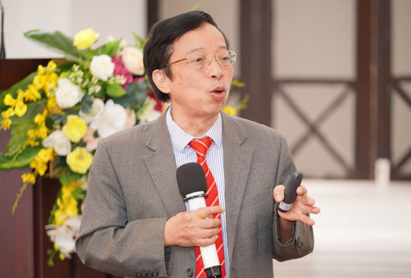 TS Phạm Xuân Hoè, Tổng thư ký Hiệp hội Cho thuê tài chính Việt Nam. Ảnh: Đình Huy 