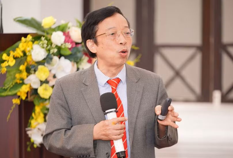 TS Phạm Xuân Hoè, Tổng thư ký Hiệp hội Cho thuê tài chính Việt Nam. Ảnh: Đình Huy 