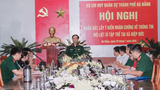 Đà Nẵng làm rõ thông tin về mộ tập thể gồm 17 hài cốt nghi là liệt sĩ