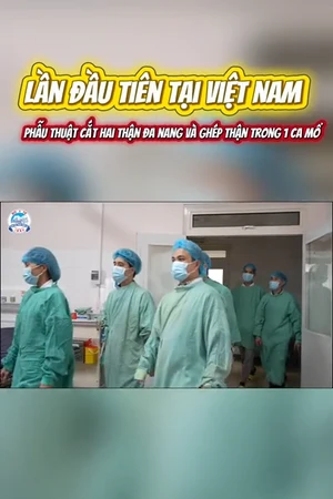 Khối u thận đa nang nặng gần 10 kg được lấy ra từ cơ thể bệnh nhân.