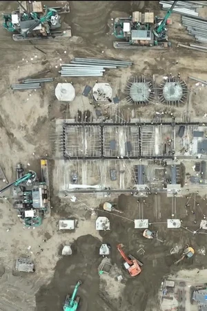 Cận cảnh tiến độ sân vận động lớn nhất thế giới của Vingroup