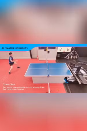 Xem cách robot AI lần đầu tiên đánh bại VĐV bóng bàn chuyên nghiệp