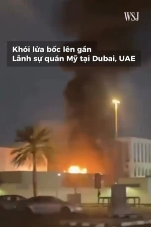 Máy bay không người lái tấn công bãi đậu xe lãnh sự quán Mỹ tại Dubai