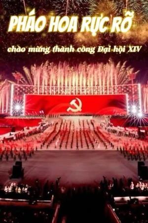 Mãn nhãn với màn pháo hoa chào mừng thành công Đại hội XIV của Đảng