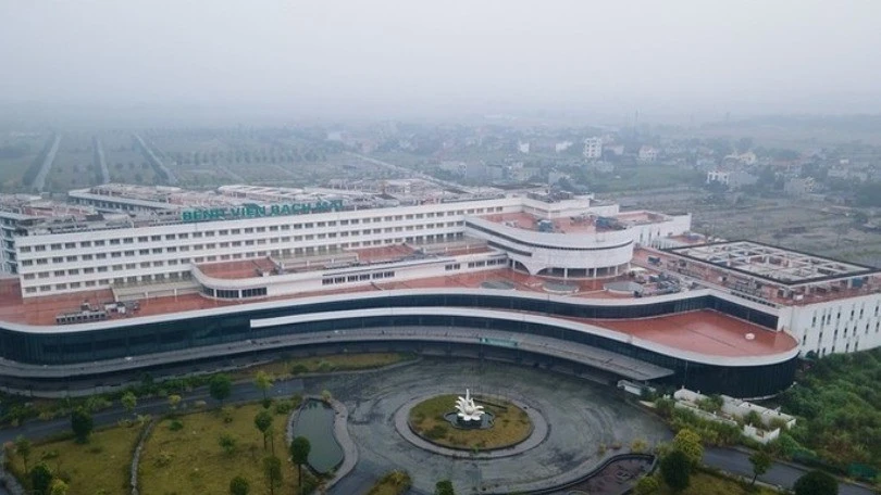 Dự án Bệnh viện Bạch Mai cơ sở 2. Ảnh: Như Hoàn.