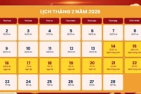Kỳ nghỉ Tết Nguyên đán 2026 kéo dài 9 ngày