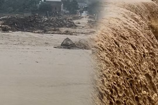 Mưa lớn kéo dài gây sạt lở, chia cắt Quốc lộ 32 và Quốc lộ 279 qua xã Mường Than, Lai Châu