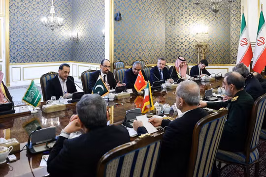 Quan chức cấp cao Ả Rập Xê Út, Thổ Nhĩ Kỳ và Pakistan sẽ hội đàm với Iran tại Tehran