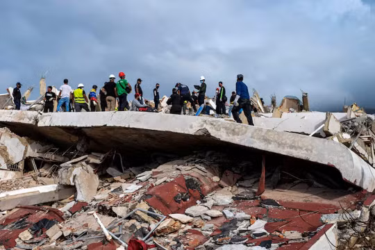 Venezuela để quốc tang 7 ngày tưởng niệm các nạn nhân thiệt mạng trong trận động đất