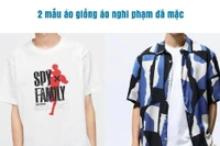 Hai mẫu áo này thuộc về hai hãng thời trang nước ngoài, có giá thành hợp túi tiền