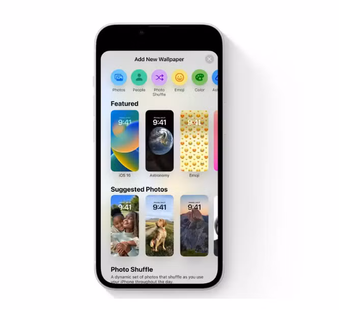 Tính năng và cách tùy chỉnh màn hình khóa mới trên iOS 16 ảnh 2 Tính năng và cách tùy chỉnh màn hình khóa mới trên iOS 16 ảnh 2