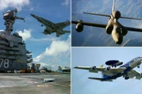 Các tàu sân bay, máy bay chiến đấu thế hệ thứ 5 và hệ thống phòng thủ tên lửa đã được Mỹ triển khai đến Trung Đông. Ảnh: IE.