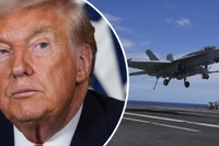 Quân đội Mỹ có thể được đặt trong tư thế sẵn sàng tấn công Iran ngay trong cuối tuần này. Ảnh: 9News.