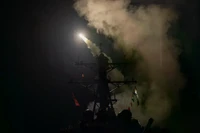 Tên lửa hành trình Tomahawk là một phần của chiến lược tấn công được phát động nhằm vào Iran trong chiến dịch "Epic Fury". Ảnh: Hải quân Mỹ.