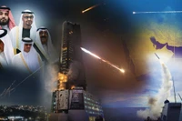 Các nước vùng Vịnh áp kiềm chế chiến lược để không bị kéo vào một chiến tiêu hao với Iran. Ảnh: RT.