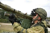 Hệ thống tên lửa đất đối không 9K333 Verba của Nga. Ảnh: MW.