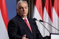 Thủ tướng Hungary Viktor Orban phát biểu tại cuộc họp báo thường niên ở Budapest, Hungary, ngày 5/1. Ảnh: Getty.