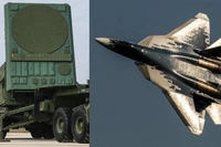 Radar phòng không Patriot và máy bay chiến đấu Su-57. Ảnh: MW.