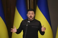 Tổng thống Ukraine Volodymyr Zelensky. Ảnh: Getty.
