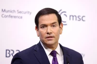 Ngoại trưởng Mỹ Marco Rubio phát biểu tại Hội nghị An ninh Munich (MSC) ở Munich, Đức hôm 14/2. Ảnh: Reuters.