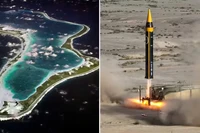 Việc Iran phóng tên lửa nhằm vào căn cứ Diego Garcia của Mỹ-Anh cho thấy năng lực tấn công tầm xa vượt trội của nước này. Ảnh: TOI.