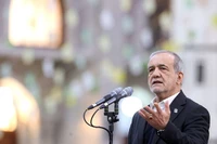 Tổng thống Iran Masoud Pezeshkian. Ảnh: Getty.